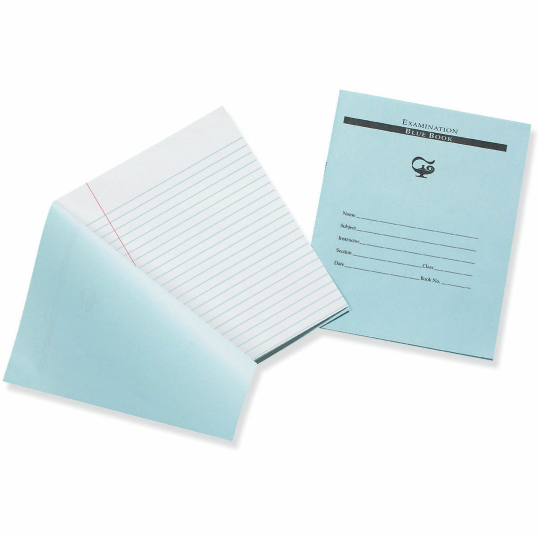 Image of Pacon® Exam Book,3/8" Ruled,w/Red Margin,16 Pages,8-1/2"x7",1000/CT