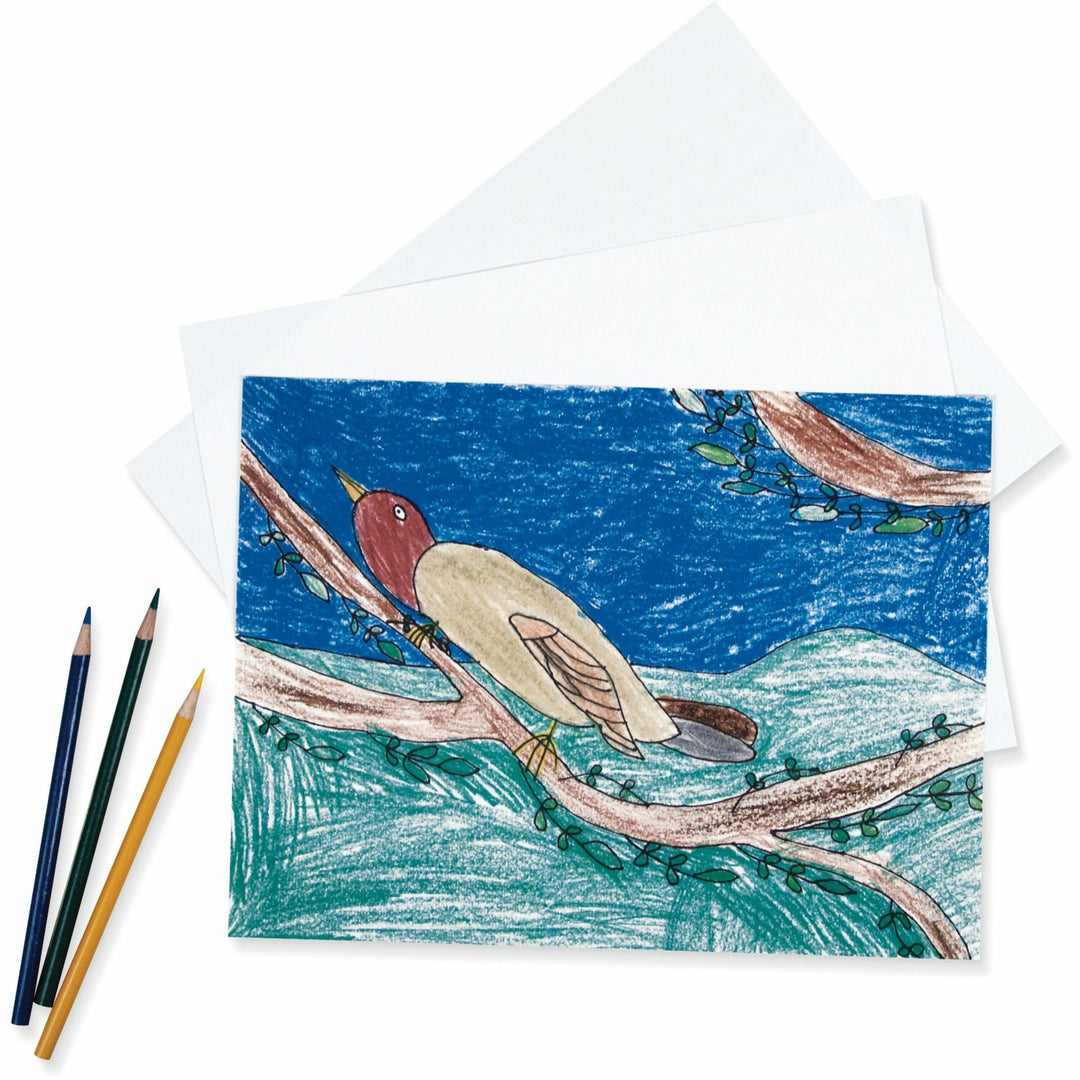 Image of Pacon® White Drawing Paper, 78 lb Text Weight, 12 x 18, Pure White, 500/Ream