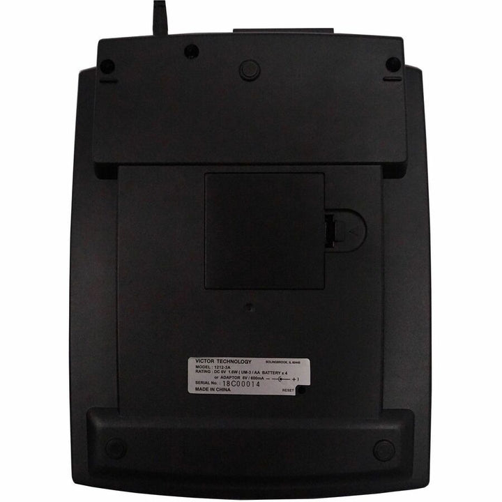 Image of Victor® 1212-3A Antimicrobial Printing Calculator, Black/Red Print, 2.7 Lines/Sec