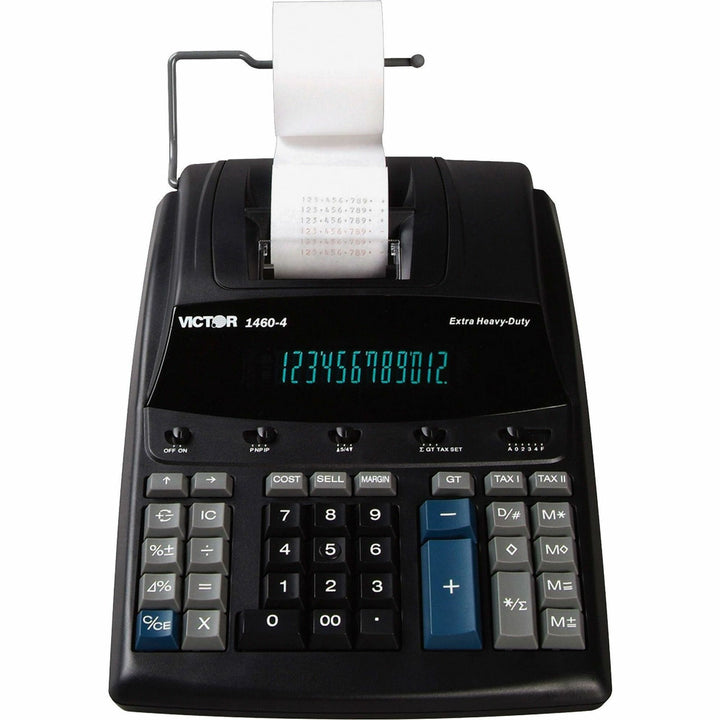 Image of Victor® 1460-4 Extra Heavy-Duty Printing Calculator, Black/red Print, 4.6 Lines/sec