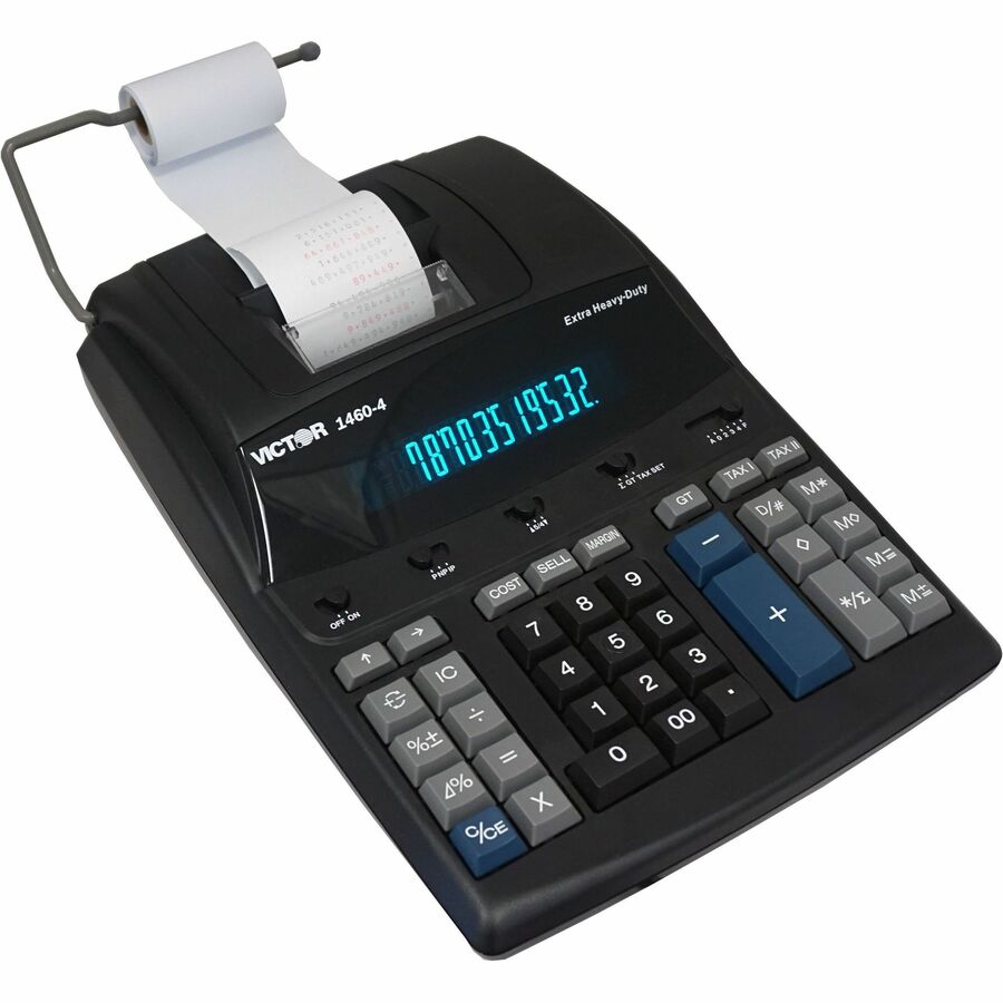 Image of Victor® 1460-4 Extra Heavy-Duty Printing Calculator, Black/red Print, 4.6 Lines/sec