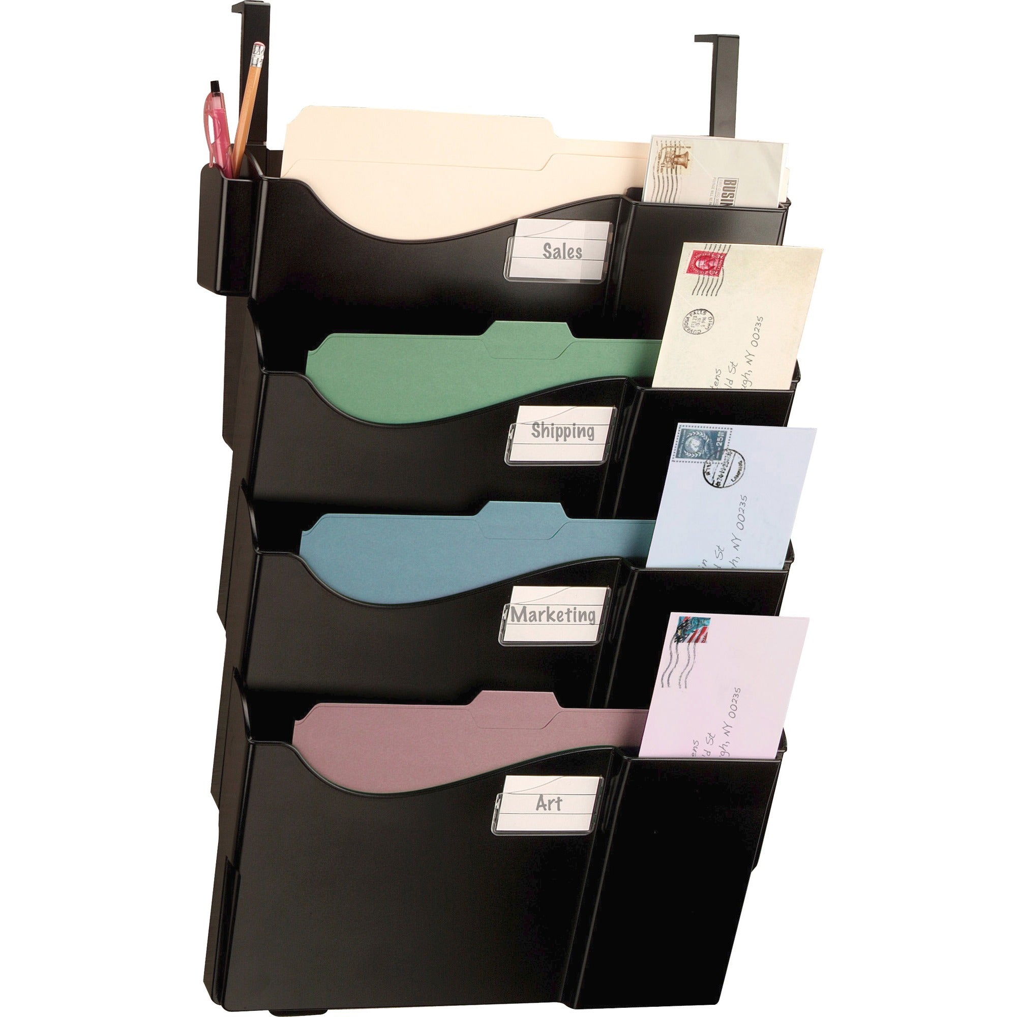 Officemate Starter Filing System, w/4-Pckt/Hanger,16-5/8