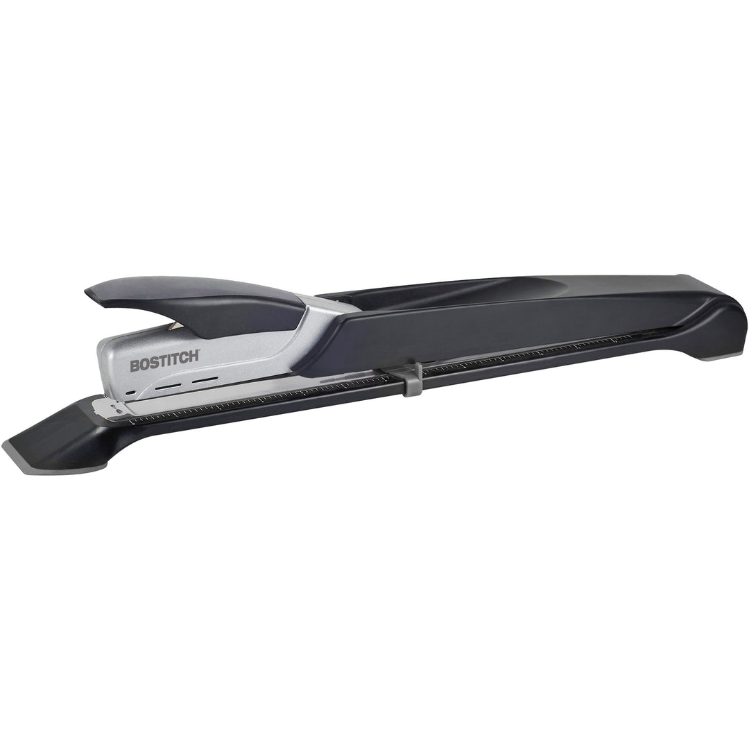 Image of Bostitch® Long Reach Stapler, 25-Sheet Capacity, 12" Throat, Black/silver