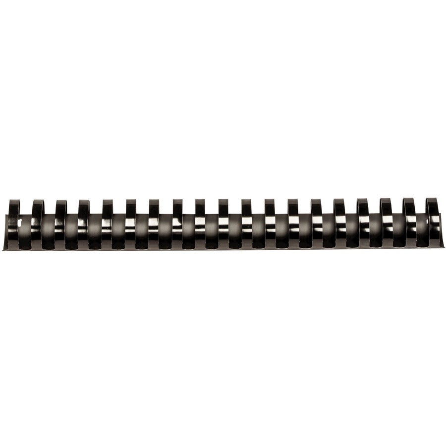 Image of Fellowes® Plastic Comb Bindings, 1 1/2" Diameter, 340 Sheet Capacity, Black, 10/Pack