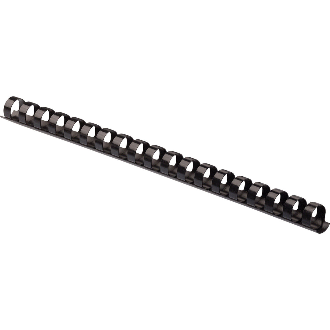 Image of Fellowes® Plastic Comb Bindings, 5/8" Diameter, 120 Sheet Capacity, Black, 25/Pack