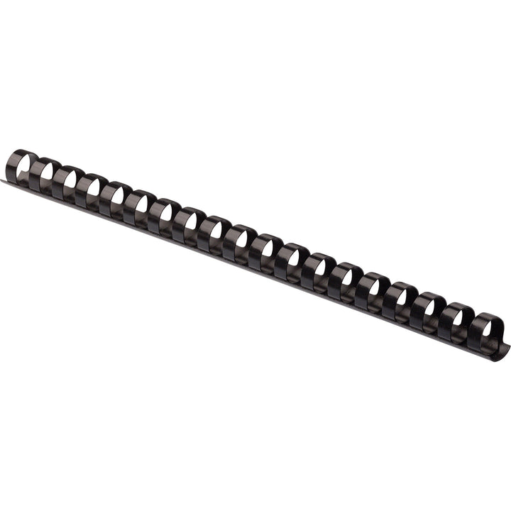 Image of Fellowes® Plastic Comb Bindings, 5/8" Diameter, 120 Sheet Capacity, Black, 25/Pack