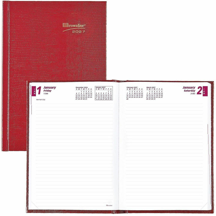 Image of Brownline CB389RED Daily Planner