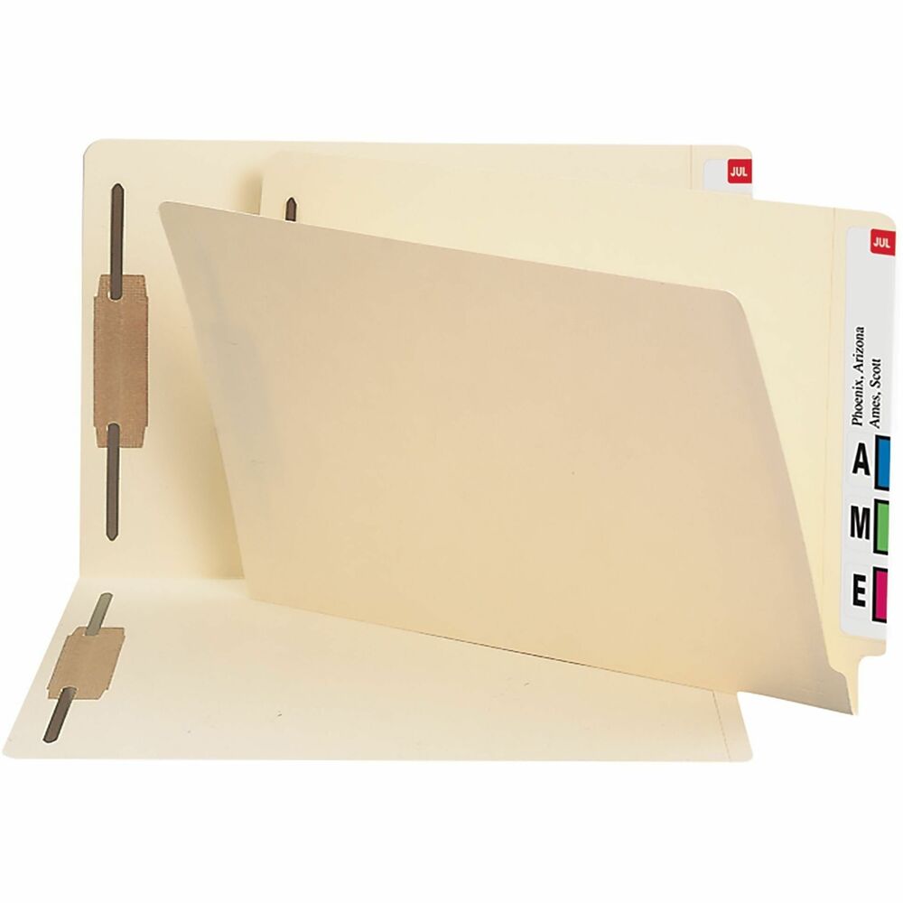 Image of Smead End Tab Fastener Folder, Straight Cut, Lgl, 50/BX, MLA