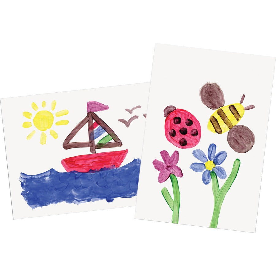 Image of Pacon® Fingerpaint Paper, 50lb, 11"x16", 50 Shts/PK, White