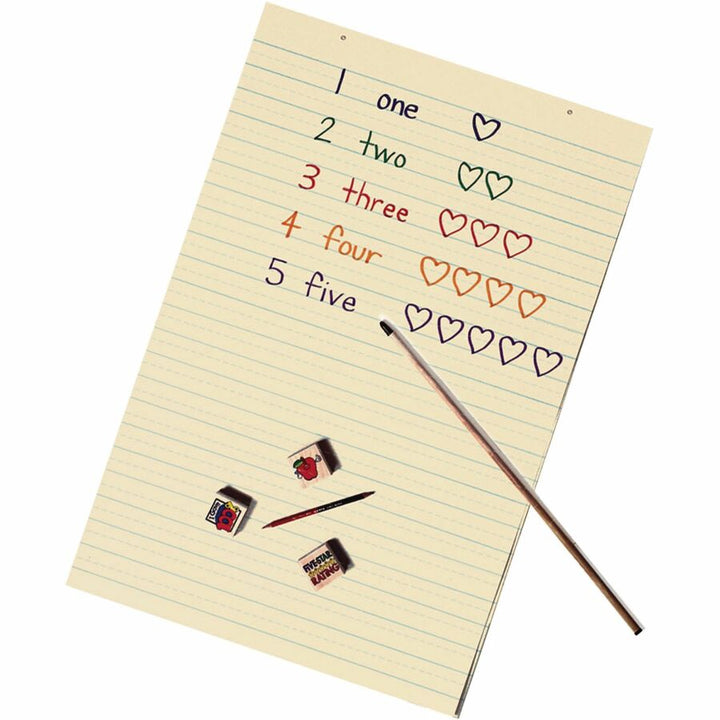 Image of Pacon® Ruled Tagboard Sheets, Ruled 1-1/2", 100Shts/PK, Manila