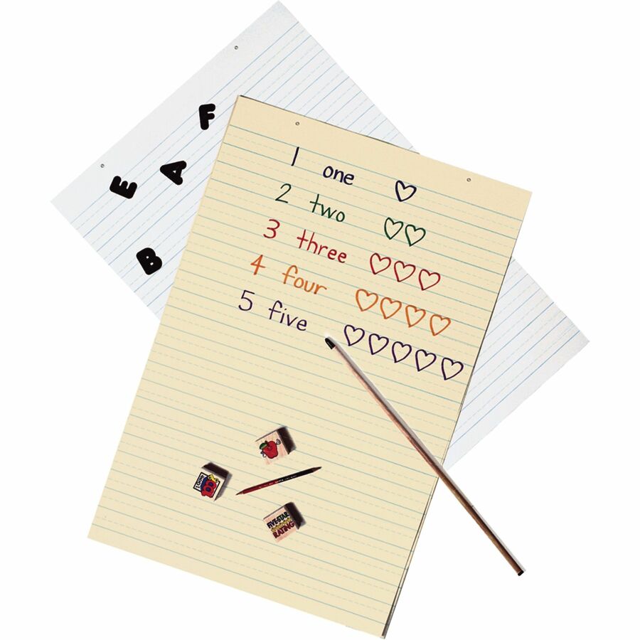 Image of Pacon® Ruled Tagboard Sheets, Ruled 1-1/2", 100Shts/PK, Manila
