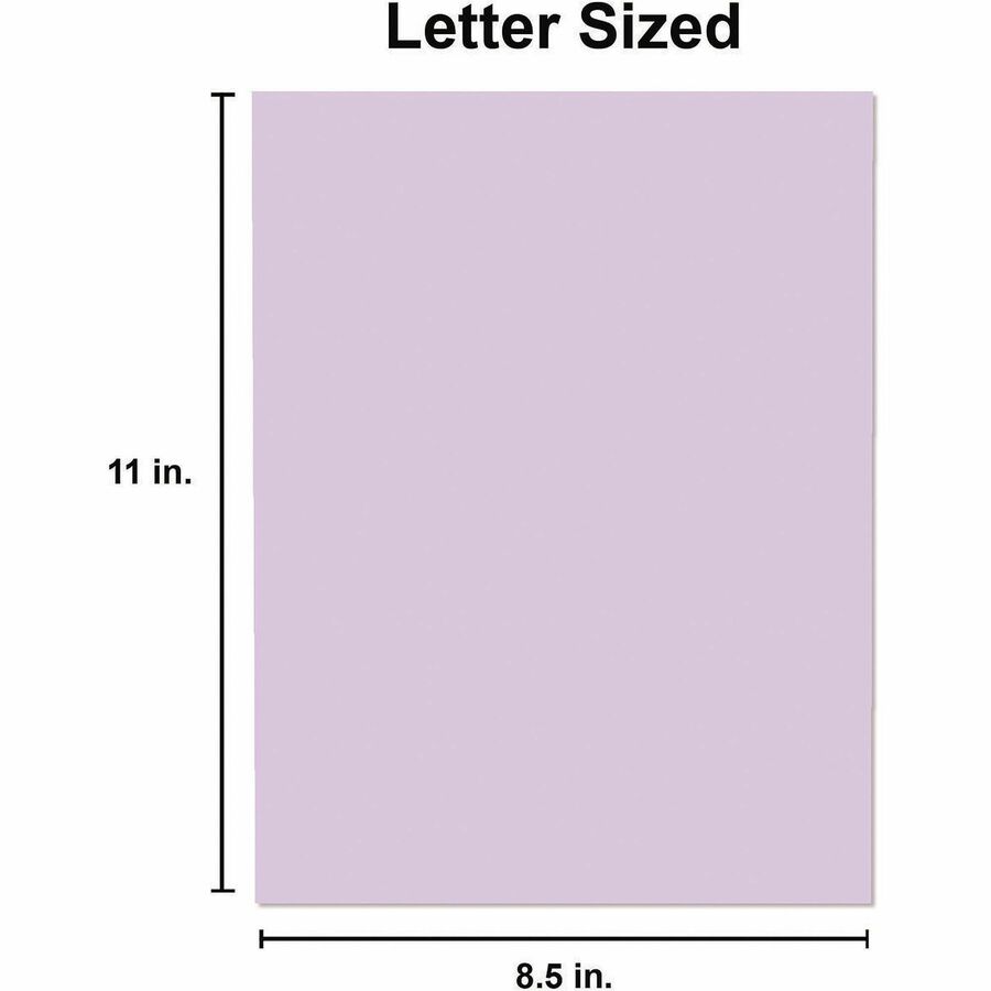 Image of Universal® Deluxe Colored Paper, 20 lb Bond Weight, 8.5 x 11, Orchid, 500/Ream