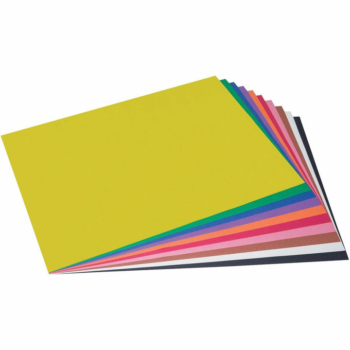 Image of Prang® SunWorks Construction Paper, 50 lb Text Weight, 18 x 24, Assorted, 50/Pack