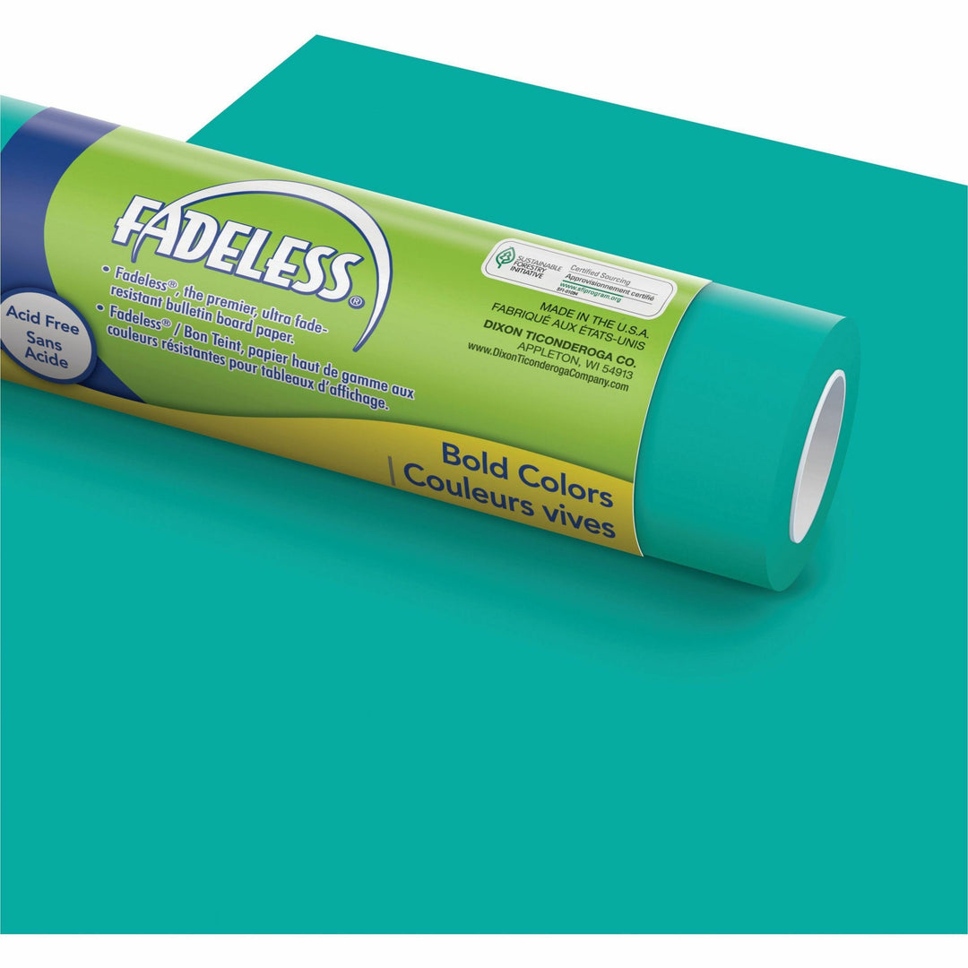 Image of Pacon® Fadeless Paper Roll, 50 lb Bond Weight, 48" x 50 ft, Teal