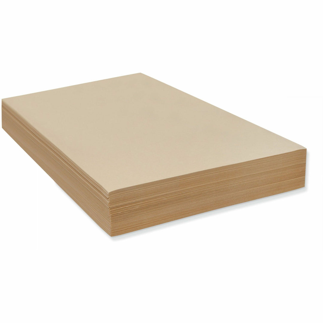 Image of Pacon® 4118 Medium-Weight Drawing Paper, 500 Sheets, Plain, 24" x 18" Sheet Size, Manila Paper, 1 Ream