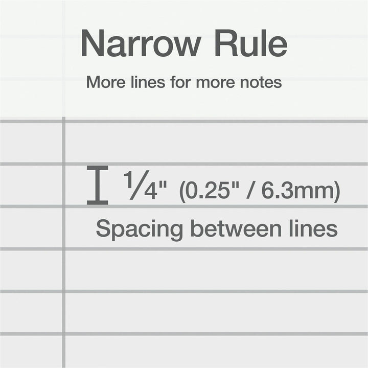 Image of Tops Writing Pads, Jr. Legal Ruled, 5"x8", 50 SHT/PD, 4PD/PK, WE