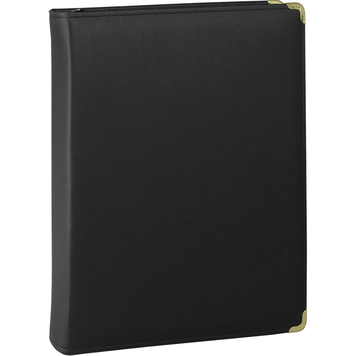 Image of Samsill® Classic Collection Zipper Ring Binder, 3 Rings, 1.5" Capacity, 11 X 8.5, Black