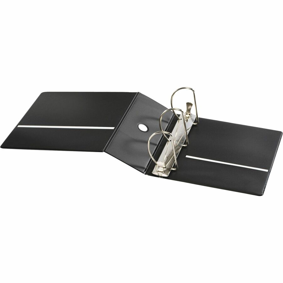 Image of Cardinal® Performer Clearvue Slant-D Ring Binder, 3 Rings, 5" Capacity, 11 X 8.5, Black