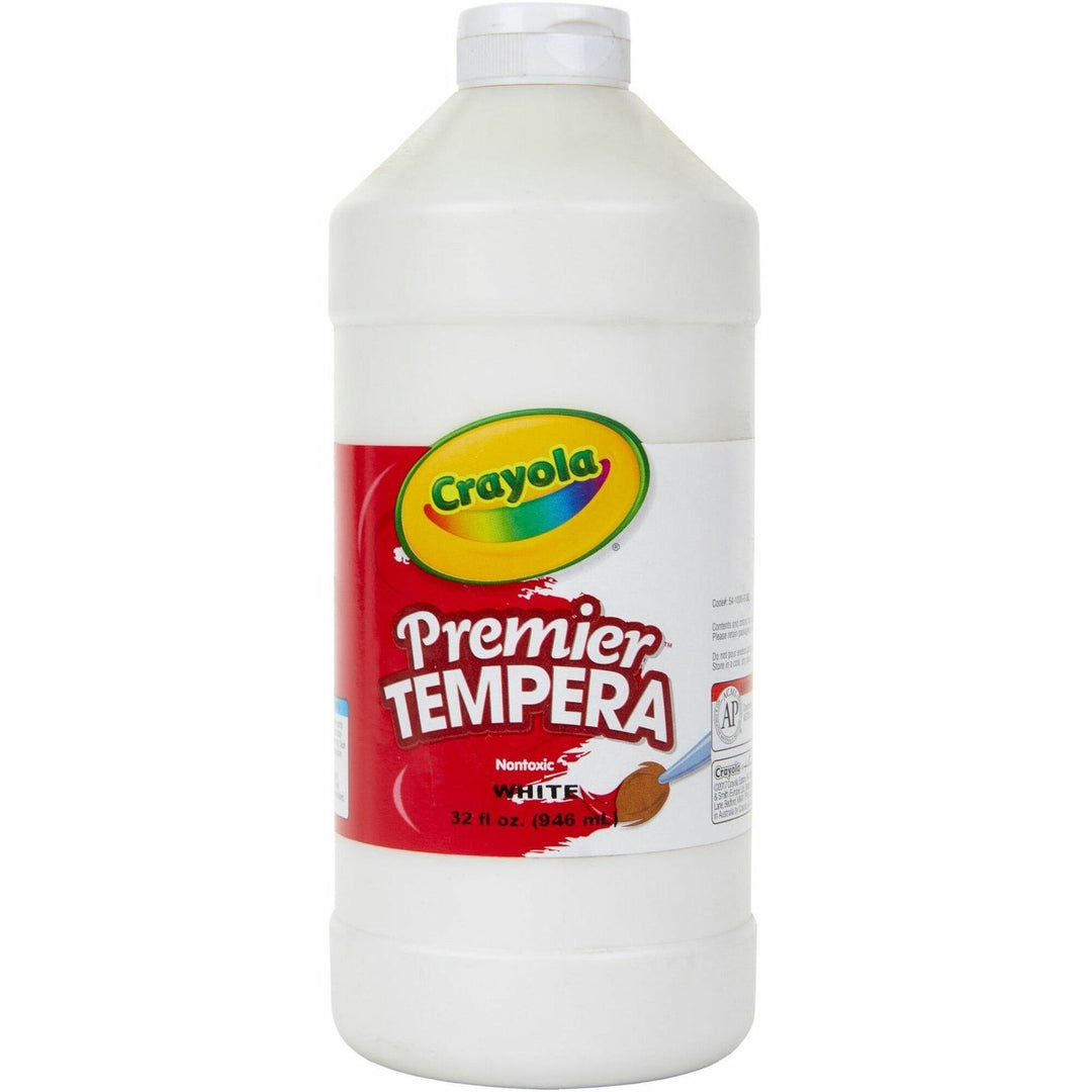 Image of Crayola® Tempera Paint, Premier, 32oz, White