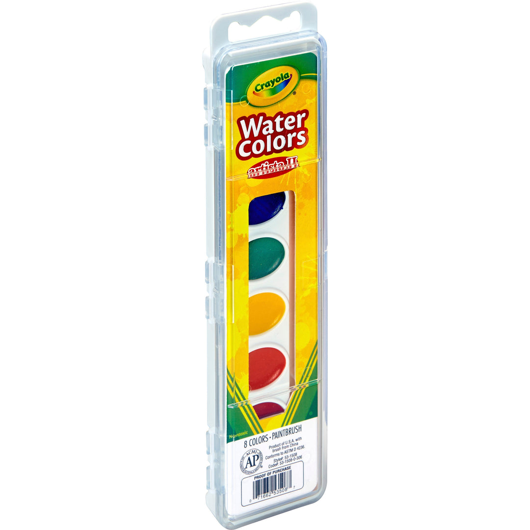 Image of Crayola 53-1508 Artista II Watercolor Set, Assorted, 8 / Set