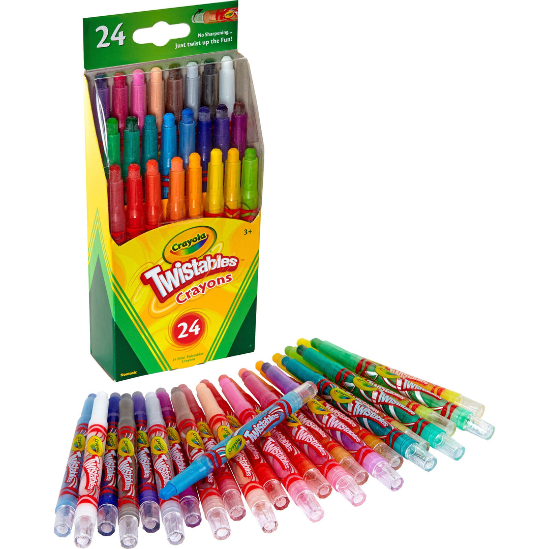 Image of Crayola 52-9724 Mini Twistables Crayons, 24 Count