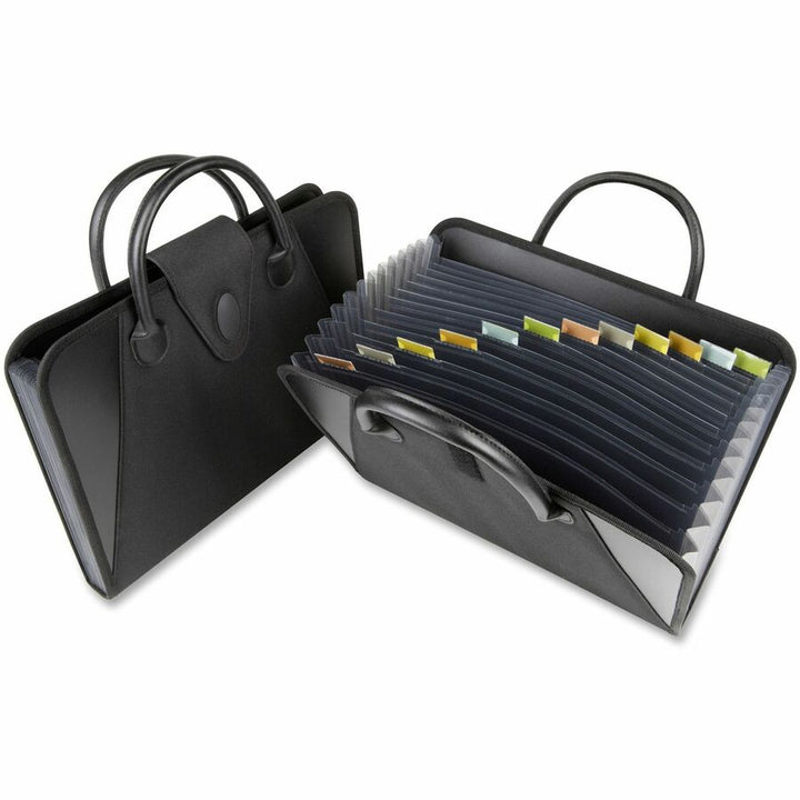 Image of C-Line® Expanding File,w/ Handles,13-Pockets,Holds 300 Sheets,BK