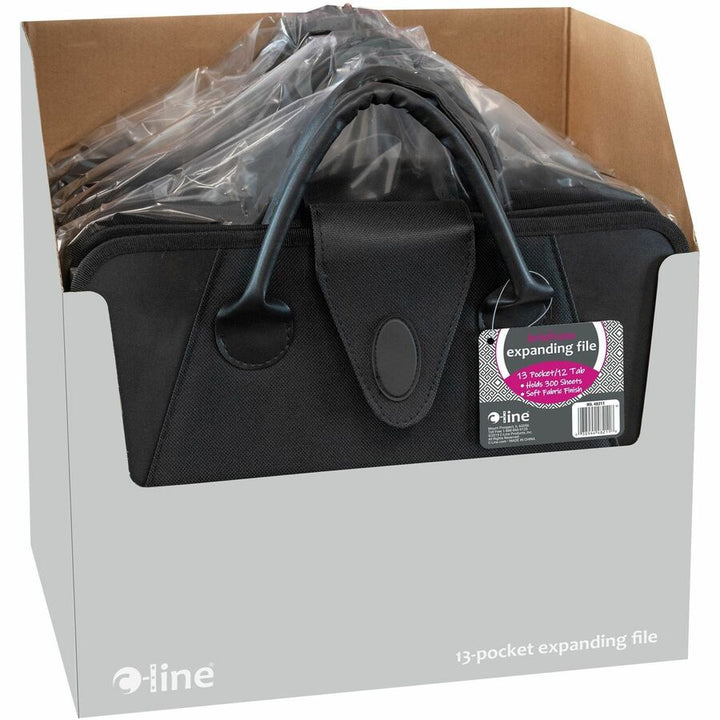 Image of C-Line® Expanding File,w/ Handles,13-Pockets,Holds 300 Sheets,BK