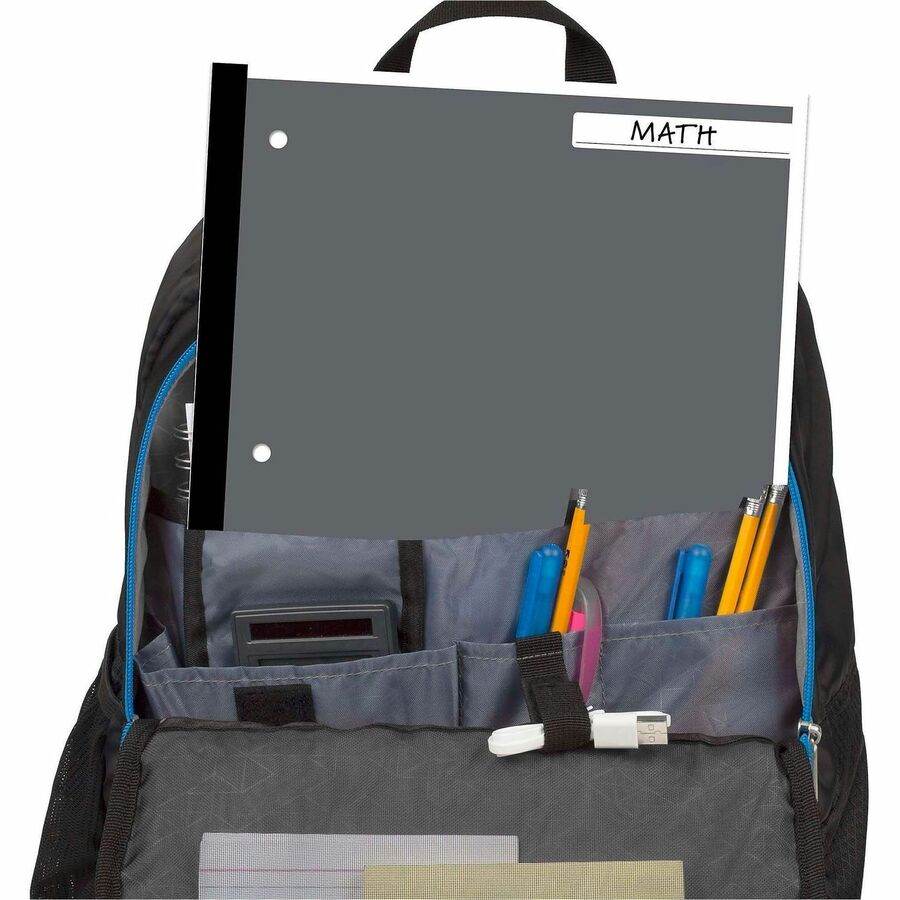 Image of Mead 19010 Quad Ruled 3, Hole Graph Paper, Letter, Letter, 8 1/2" x 11" Sheet Size, 12 / Box