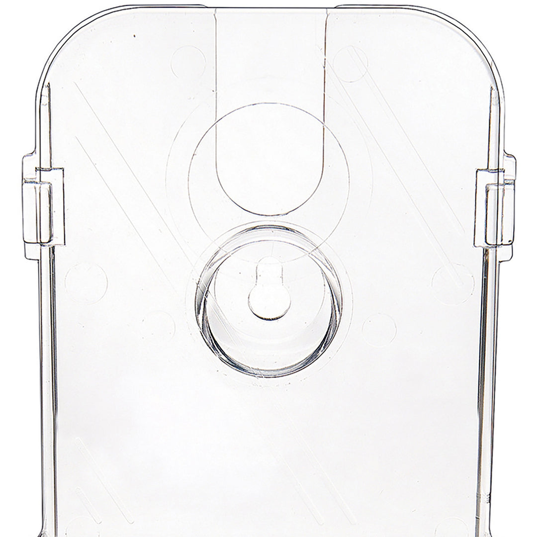 Image of deflecto® Docuholder For Countertop/wall-Mount W/card Holder, 4.38w X 4.25d X 7.75h, Clear