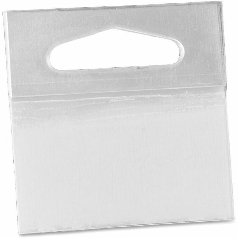 Image of 3M J-Hook Hang Tags, W/ Delta Punched Holes, 2"x2", 50/BX, CL