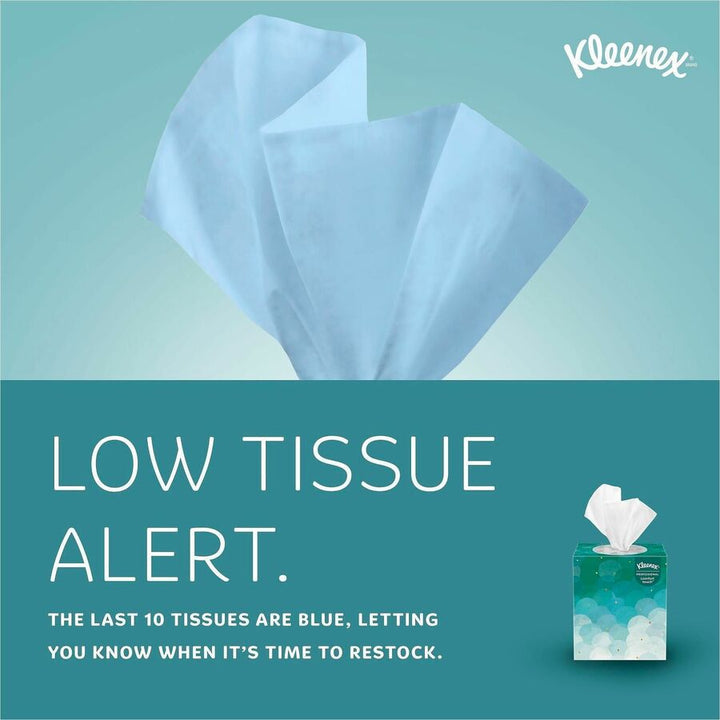 Image of Kleenex 21270 Professional Facial Tissue 2-ply, 2 Ply, 8.40" W x 8" Length, White, 95 / Box