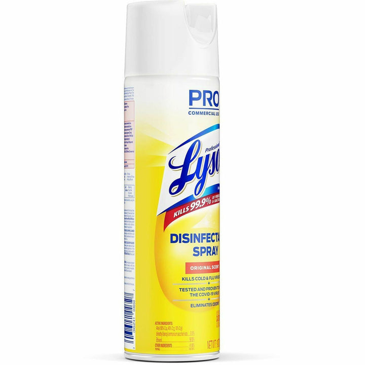 Image of Professional Lysol 04650 Original Disinfectant Spray, 19 fl oz (0.6 quart), Original Scent, Clear, 1 Each