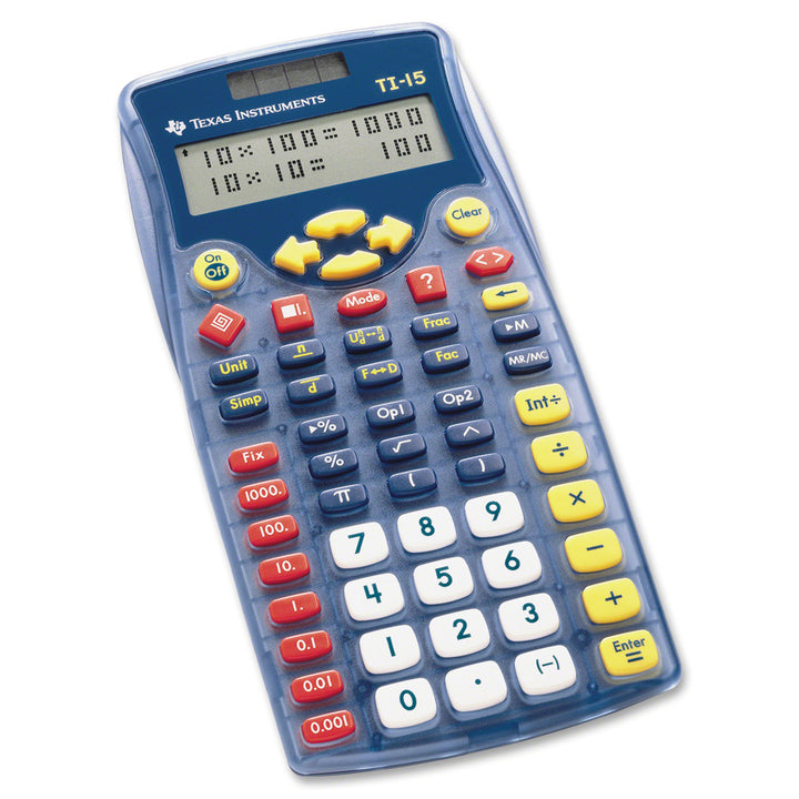 Image of Texas Instruments TI-15 Explorer Elementary Calculator