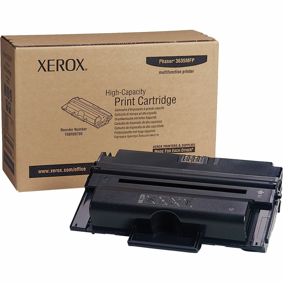 Image of Xerox 108R00795 Phaser 3635MFP High Capacity Print Cartridge, 10000 Pages, 1 Each