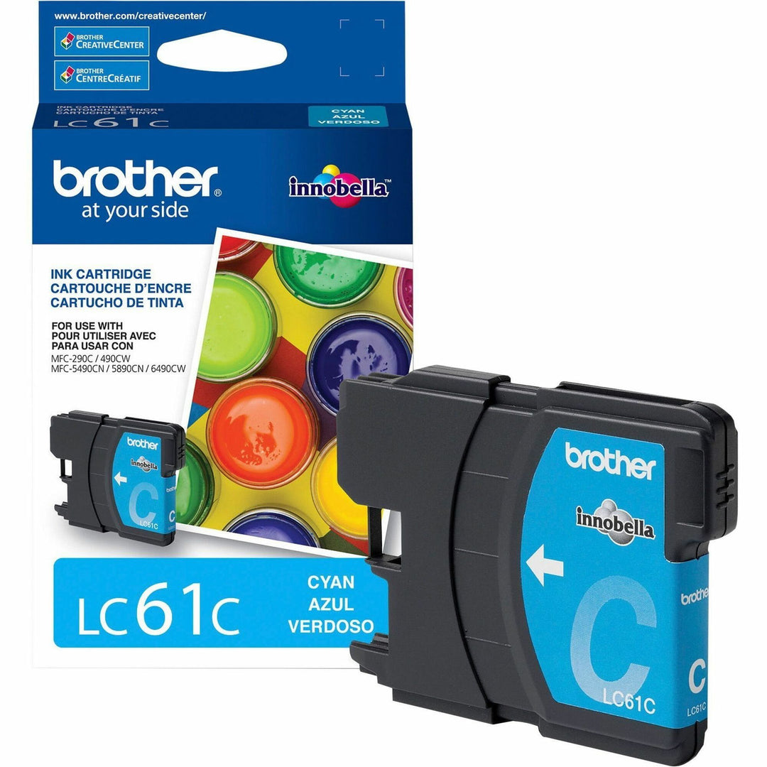 Image of Brother Innobella LC61C LC61 Ink Cartridges, 325 Pages, 1 Each