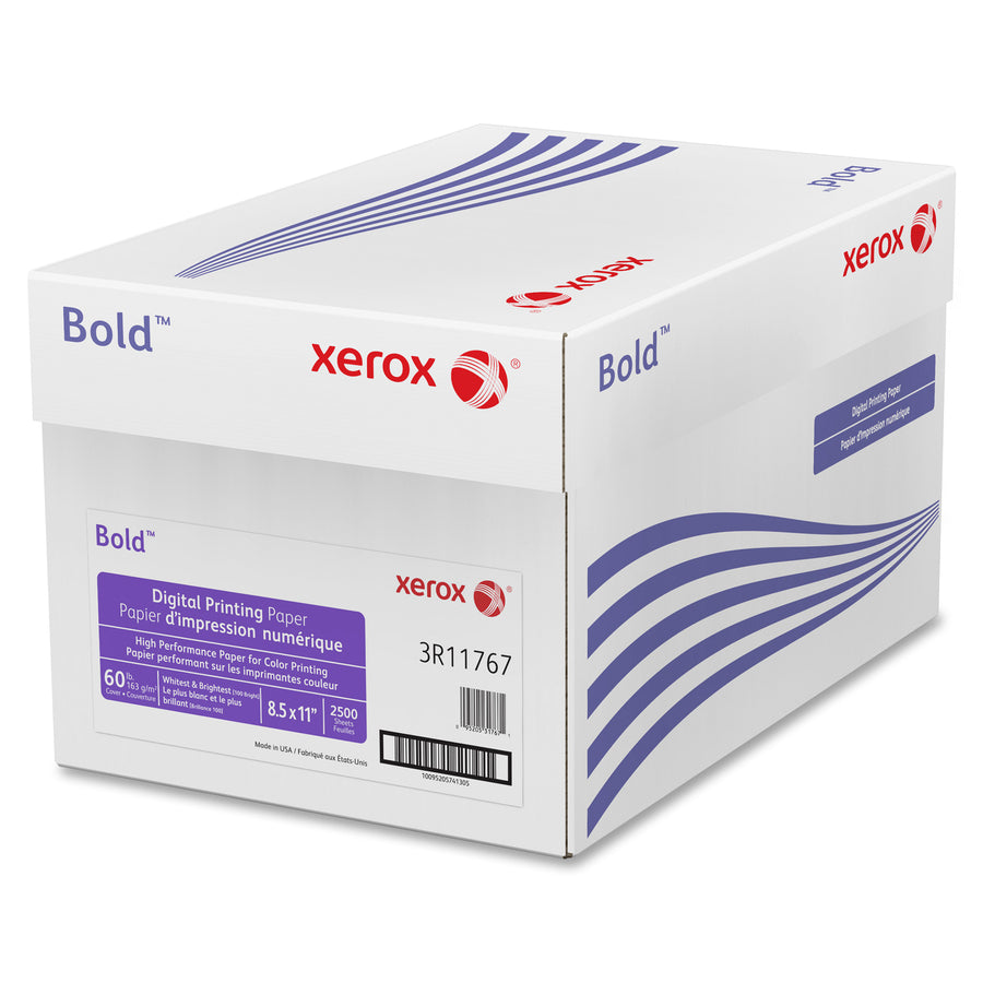 Image of Xerox® Copy/Printer Paper,100 GE/114 ISO,60Lb,8-1/2"x11",250/PK,WE