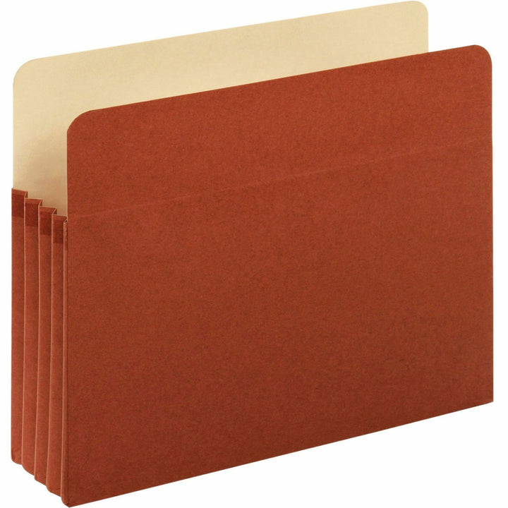 Image of Pendaflex® File Pocket,w/Top-Tab,3-1/2" Expansion,Letter,5/PK,Red Rope