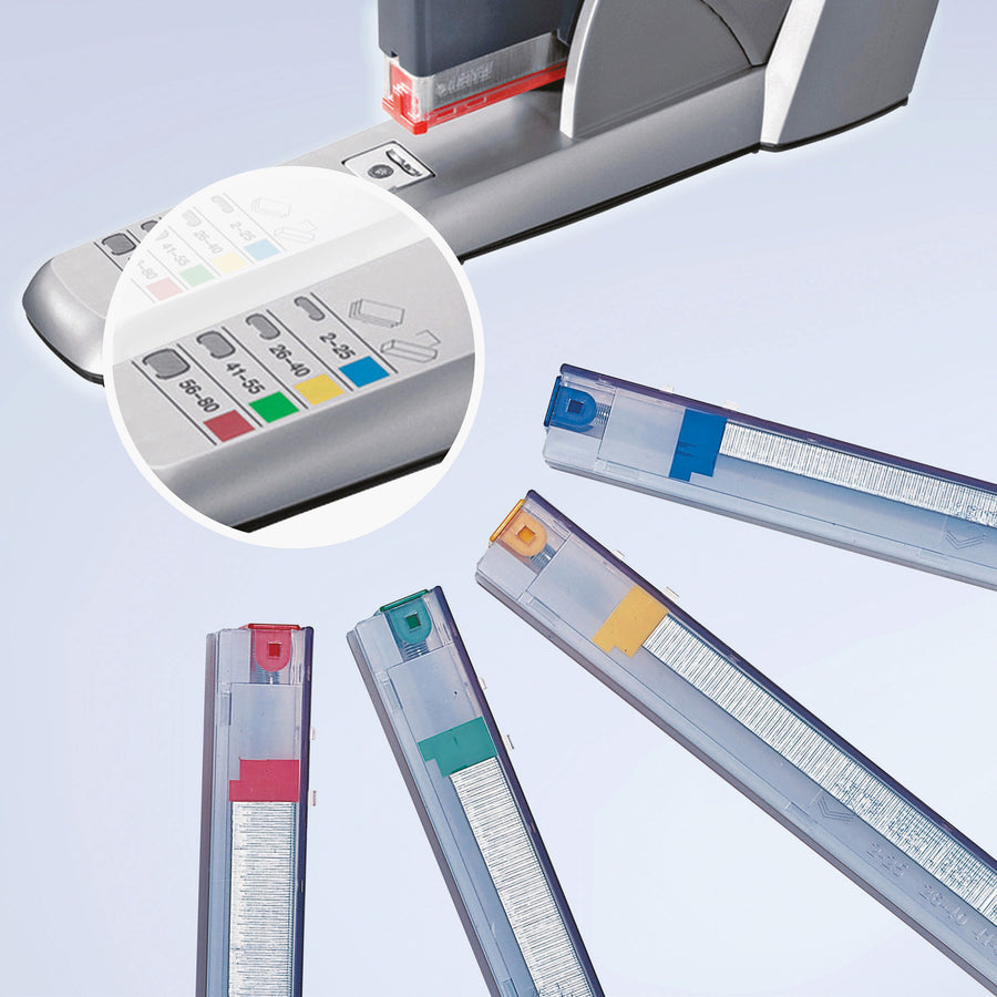 Image of Rapid® Staple Cartridge, 0.25" Leg, 0.5" Crown, Steel, 210/cartridge, 5 Cartridges/pack, 1,050/pack