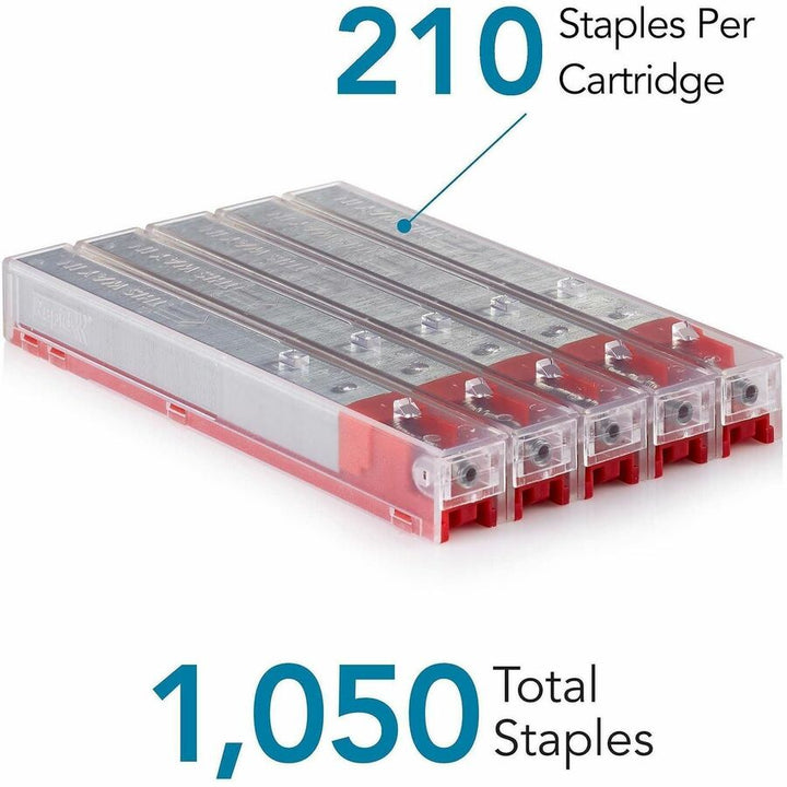 Image of Rapid 02904 Cartridge Stapler Staple Cartridge, K12 Red, Heavy Duty, 29/64" Leg, Holds 80 Sheet(s), Red, 1050 / Box