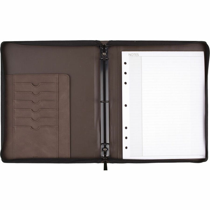 Image of AT-A-GLANCE® Planner Binder, 3/4" Rings, 3 Rings, 10-1/2"x12-1/2", Brown