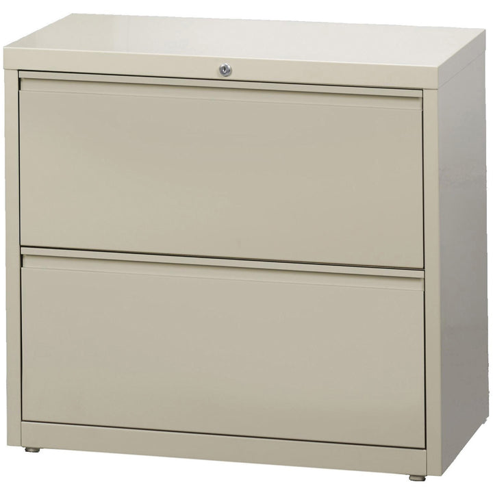 Image of Lorell Lateral File, 2-Drawer, 36"x18-5/8"x28", Putty