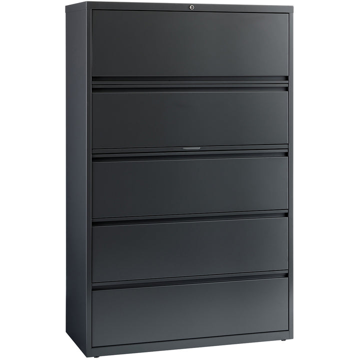 Image of Lorell Lateral File,5-Drawer,42"x18-5/8"x67-11/16",Charcoal