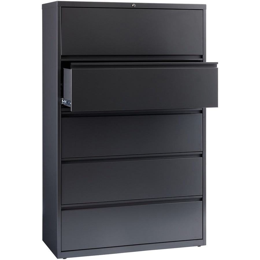 Image of Lorell Lateral File,5-Drawer,42"x18-5/8"x67-11/16",Charcoal