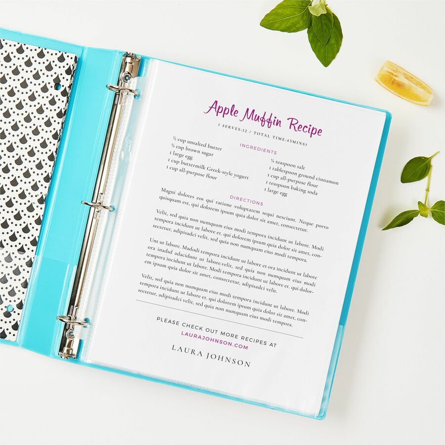 Image of Avery® Sheet Protectors,3-Hole,Top-Load,8-1/2"x11",10/PK,Clear