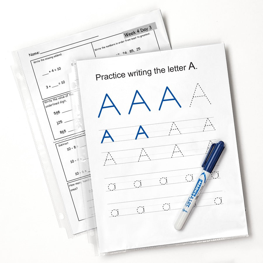 Image of Avery® Sheet Protectors,3-Hole,Top-Load,8-1/2"x11",10/PK,Clear