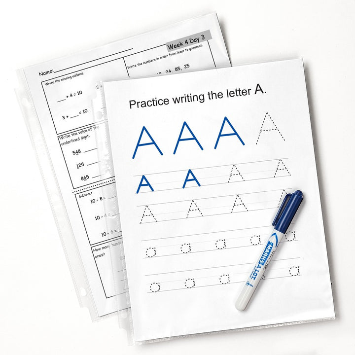 Image of Avery® Sheet Protectors,3-Hole,Top-Load,8-1/2"x11",10/PK,Clear