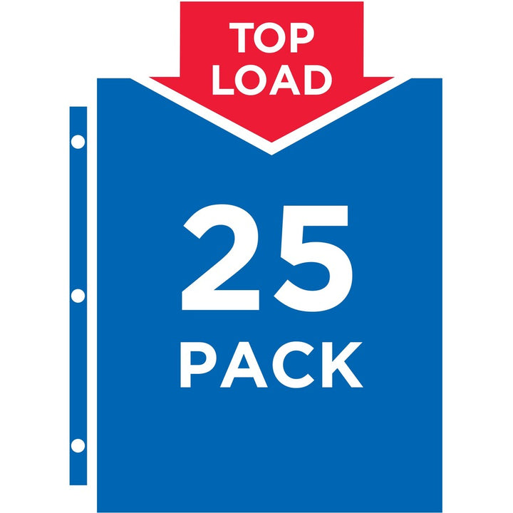 Image of Avery® Sheet Protectors,3-Hole,Top-Load,8-1/2"x11",10/PK,Clear