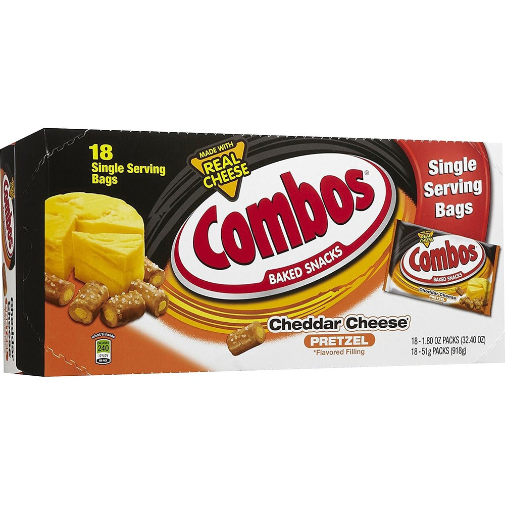 Image of MARS Pretzels, Cheddar Cheese, Combos, 1.8 oz, 18/BX