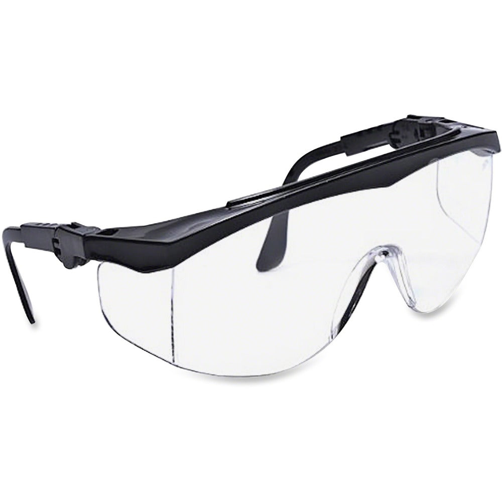 Image of MCR Safety Protective Glasses, Adjustable, 5 Positions, 12/BX, BK/CL
