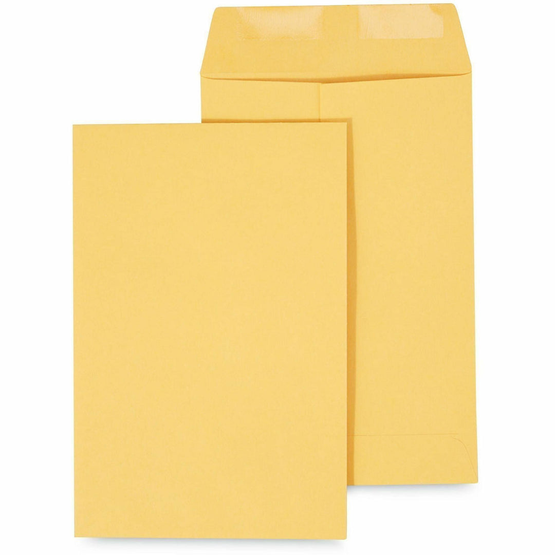 Image of Universal UNV40165 Envelope, Catalog, #1 3/4, 28 lb, Gummed, Brown Kraft, Kraft Paper, 500 / Box